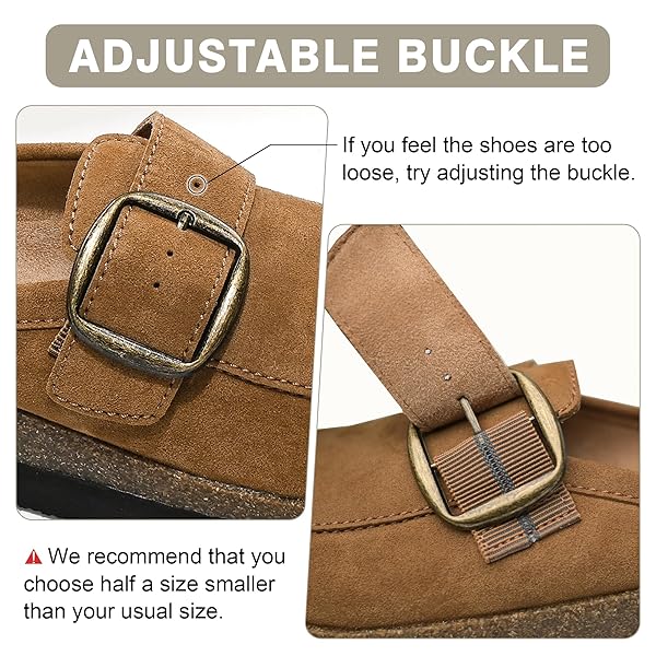 FLEXWIN PLATFORM CLOGS FOR WOMEN, MULES ARCH SUPPORT, COMFORTABLE, SUPPORTIVE CASUAL SHOES FOR WOMEN BROWN