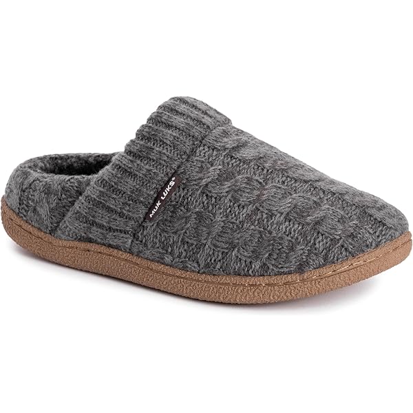 Pantofole MUK LUKS Kristof Da Uomo, Nere, Taglia M (10-11), Con Memory Foam, Suola TPR, Interne In Morbida Pelliccia - 2