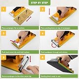 BLOSTM Sandpaper Assortment 48pc 120-7000 Grit with Sanding Block for Wood Walls view 2