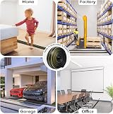 PICK FOR LIFE 3 Channel Cable Protector 6 Ft Floor Cord Cover Black view 4