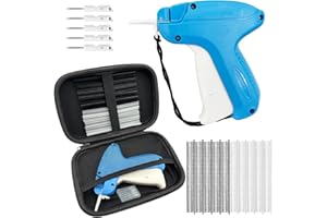 FIFCHALL Fine Stitch Gun Mini Stitch Gun Kit for Clothes, Quick Clothing Fixer with 6 Fine Needles, 1000 Fasteners and Case, Speedy Clothing Fixer Stitch Gun for Clothes Quick Stitch Gun for Clothes