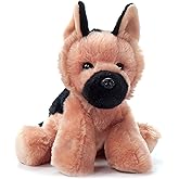 The Petting Zoo German Shepherd Dog Stuffed Animal Plushie, Gifts for Kids, Dog Plush Toy 9 inches
