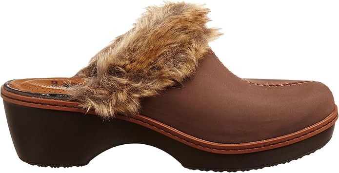 crocs cobbler fuzz clog
