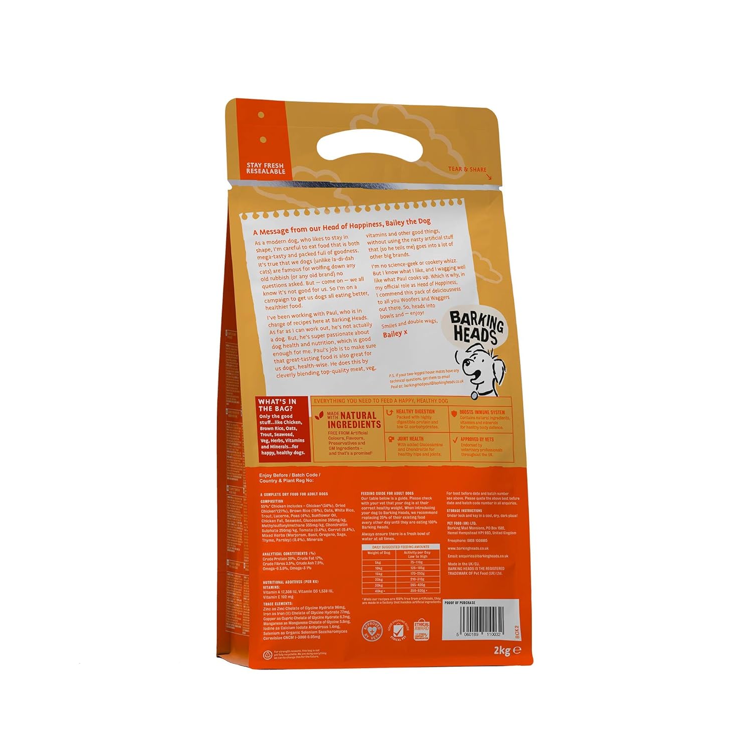 barking heads puppy days