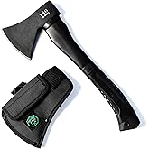 Camping Axe - Camping Hatchet with Sheath -Survival Throwing Axe - Survival Hatchets for Camping and Chopping Wood - Tactical and Survival Hatchet - Bushcraft Axe for Camping