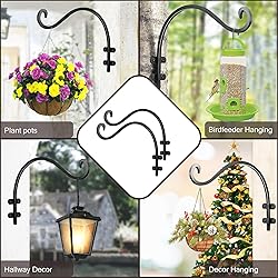 Etoolia Set of 2 Heavy-Duty Plant Hangers -12-Inch