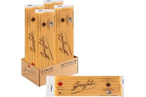 Garofalo - Premium Durum Wheat Semolina Fettucce Pasta, Italian Made, Bronze-Drawn, Al-Dente, One-Ingredient Pasta (4 pack)