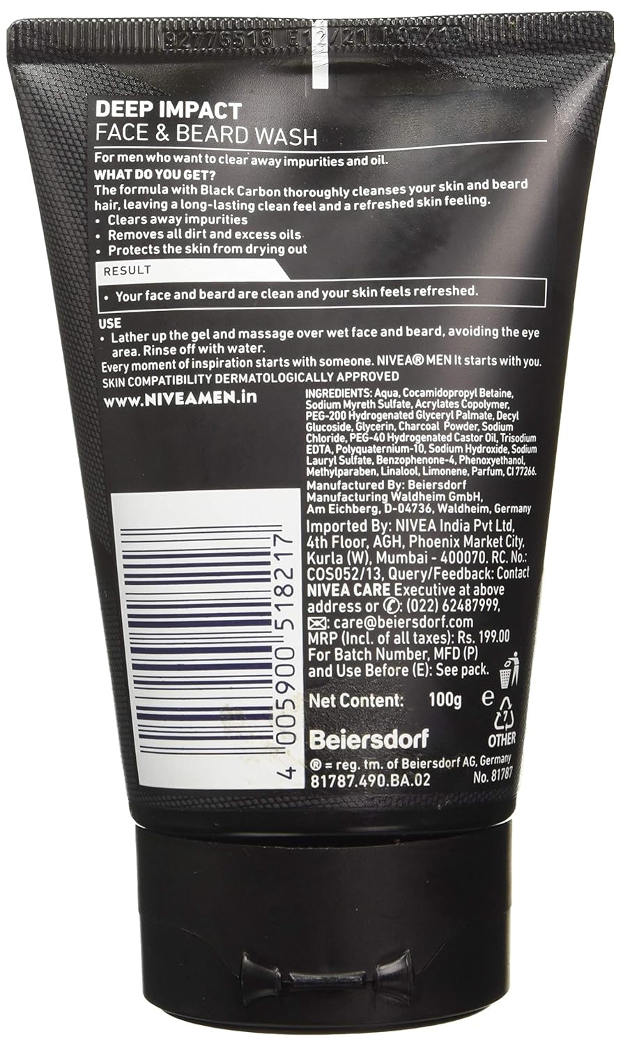 nivea deep face wash price