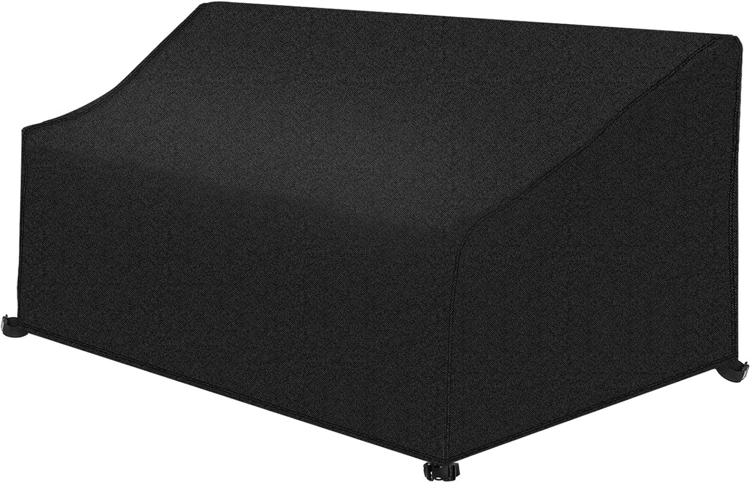 INMUA Gartenbank Abdeckung 3 Sitzer Wasserdicht, Schutzhülle für Gartenbank Winddicht, UV-beständige 420D Oxford-Gewebe (66 X 63 X 89/163 cm)