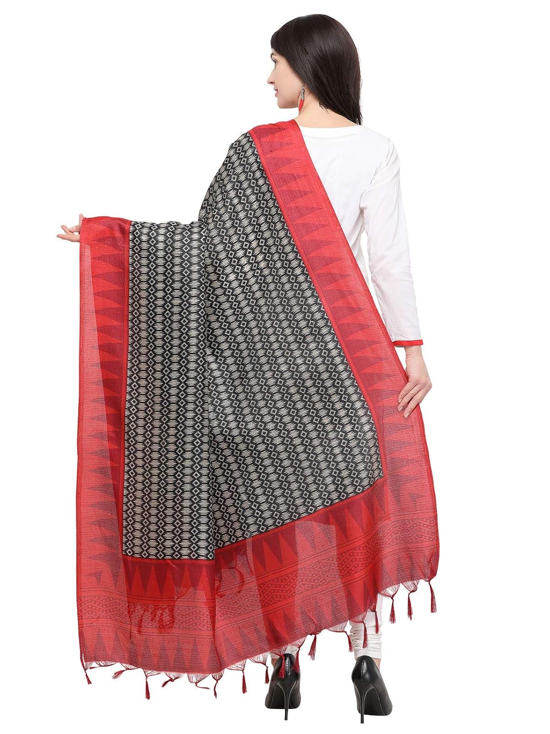 kanchnar women's bhagalpuri silk printed dupatta