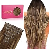 WENNALIFE Seamless Clip In Hair Extensions, 18 Inch