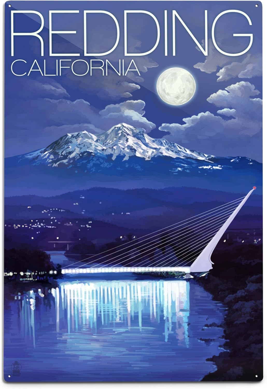 amigos redding ca on Amazon Com Redding California Reloj De Sol Puente En La Noche Home Kitchen