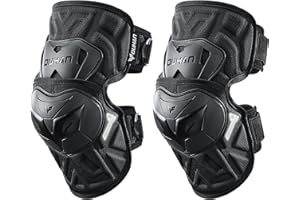 DUHAN Motorcycle Knee Pads Adjustable Motorcycle Knee Shin Guards Protector Gear for Motorcycle/Motocross/MTB/Racing/Skating