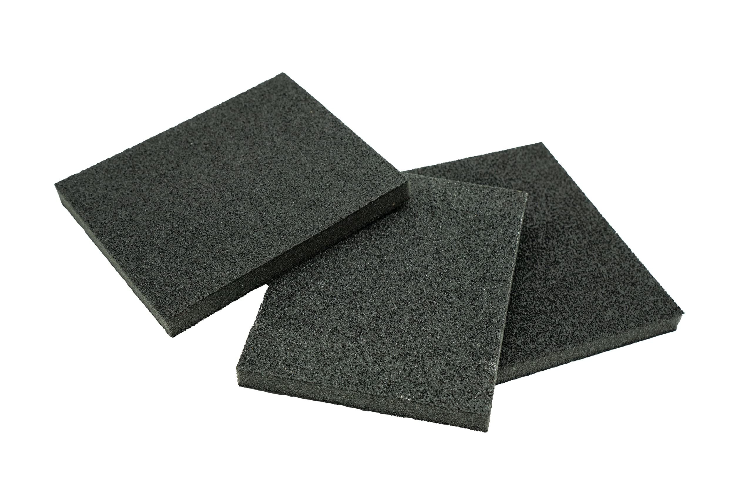 RIKAMA 3 Sanding Sponges | 125 x 100 x 12 mm | Mix with Grain 60 / Grit 80 / Grit 180 | Wet and Dry | Hand Sander | Sanding Block | Sanding Block | Washable and Reusable