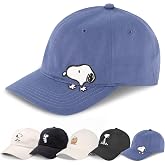 Concept One Unisex Adult Peanuts Snoopy Dad Hat, Adult Cotton Adjustable Baseball Cap with Curved Brim