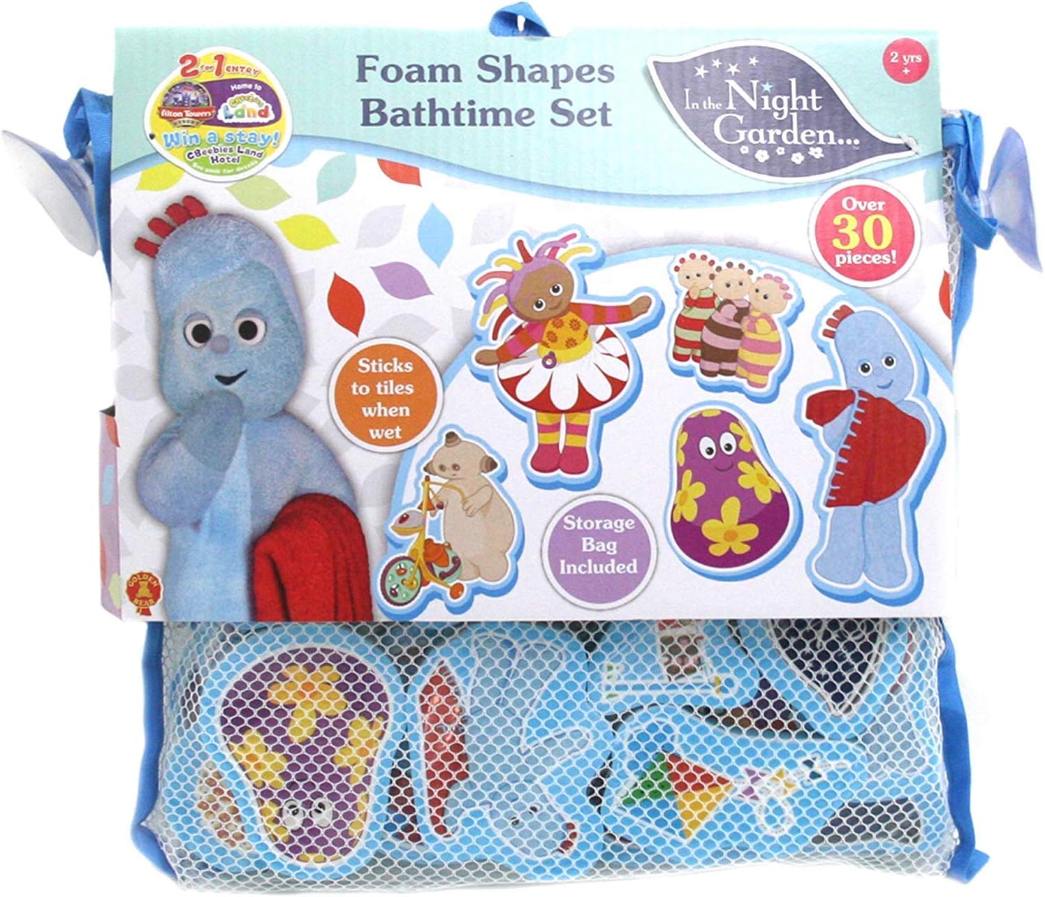 in The Night Garden Safe Foam Shapes Bath Time Set 30 Pieces for Little Hands