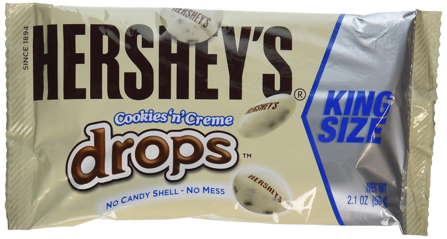 The Hershey Company Drops Cookies 'n Crème King Size, 6er Pack (6 x 59