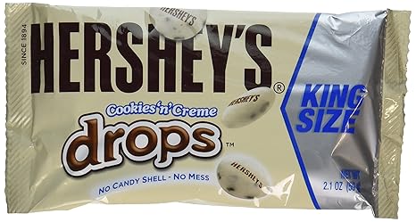 The Hershey Company Drops Cookies 'n Crème King Size, 6er Pack (6 x 59 g)