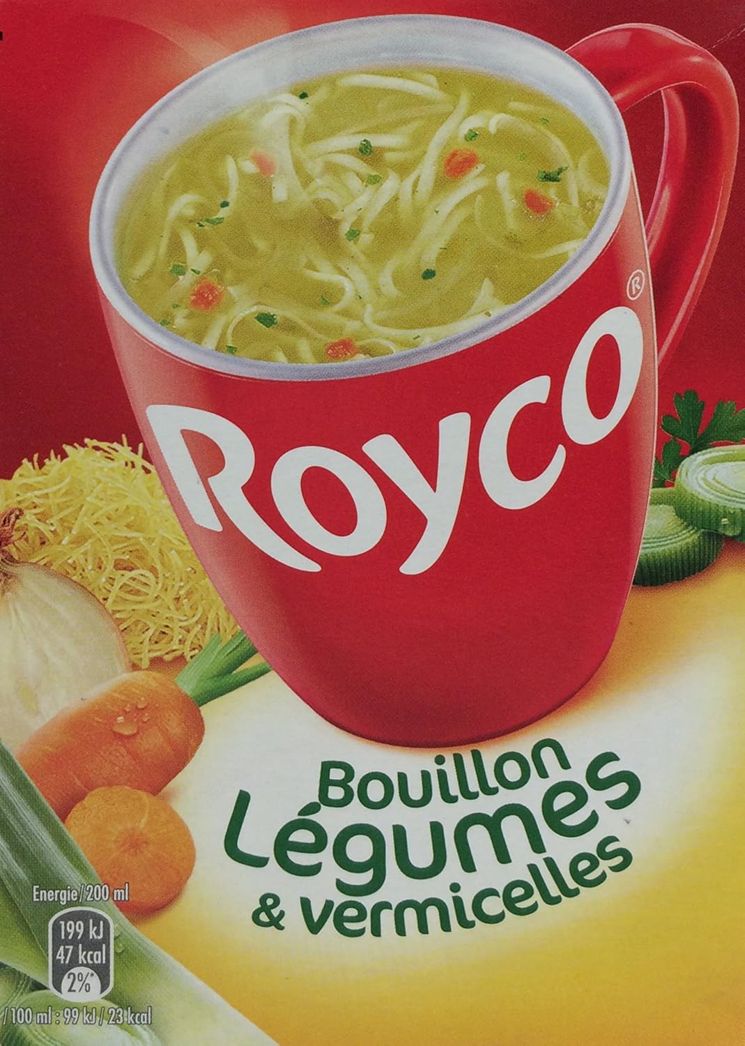 Royco Bouillon Légumes Vermicelle 3 Sachets 60 cl Amazon.fr Epicerie
