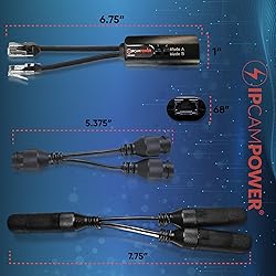 IPCamPower POE Combiner Splitter Adapter, Run 2 IP