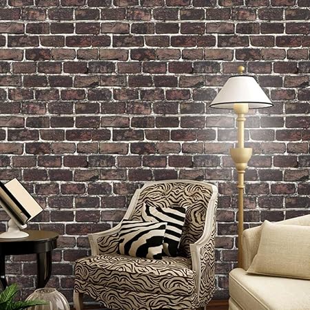 Wallpaper Rolls Sheets 3d Simulation Brick Stone Rustic Effect Self Adhesive Wall Sticker Home Decor Uk Home Garden Vibranthns Lk