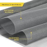fowong Insect Window Screen 120x120 cm Grey 3 Pack High Density Fit Windows view 4