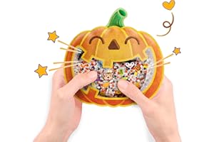 Vango BIZYBOO - Toddler Preschool Learning Activity - Teach Objects and Words with This Educational Seek & Find Sorting Toy – for Ages 2 and Up - Boo Basket - Halloween (Pumpkin)