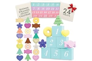 ORCA BEAUTY Shower Steamers Aromatherapy - Relaxation Gifts for Women, Shower Bombs, Unique Spa Gifts Shower Tablets, Stocking Stuffers for Women & Men (Advent Calendar 2024 Adult)