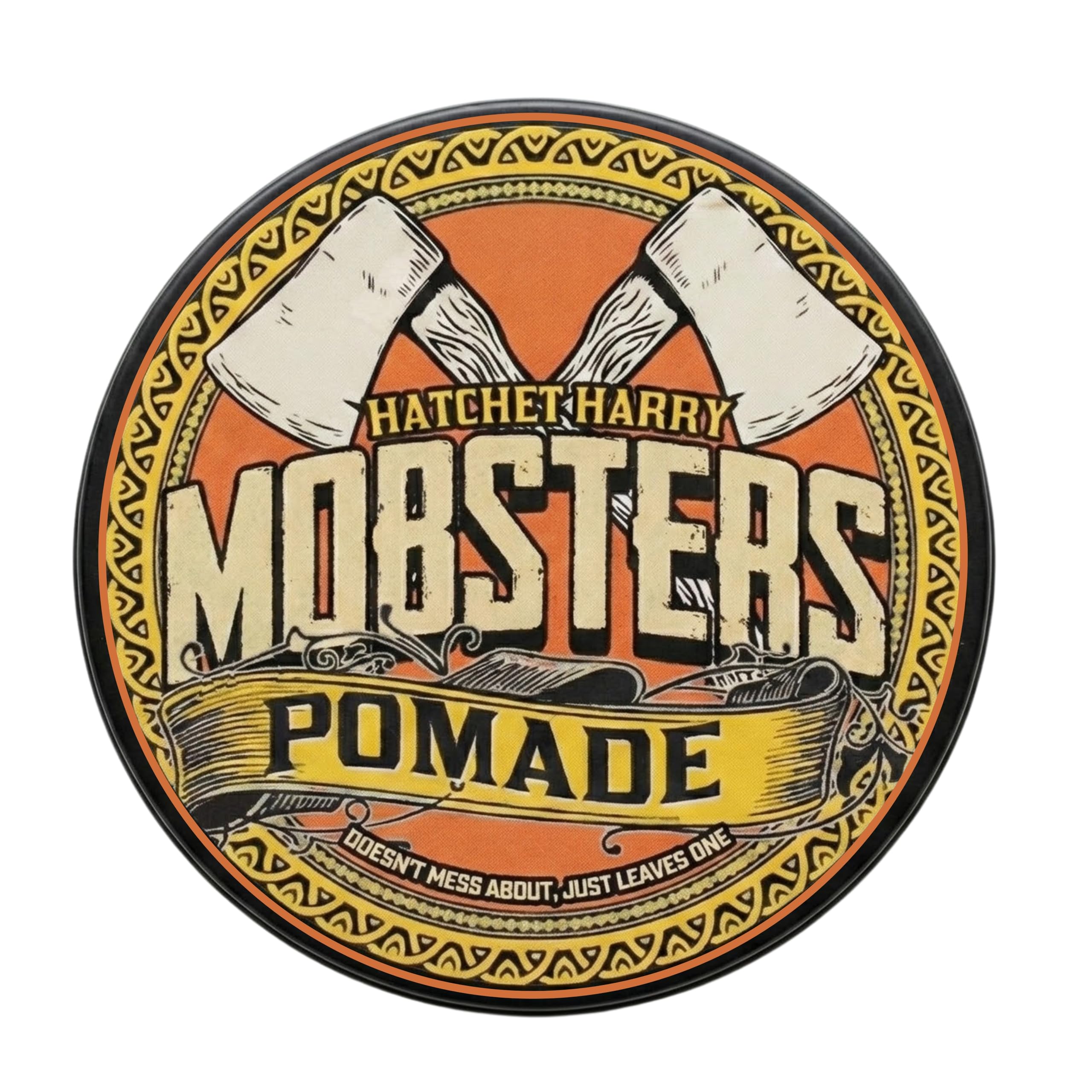 Mobsters Pomade for Men - Strong Hold, Matte Finish Water-Based Pomade for Men, Easy Wash Out, Non-Greasy, Long-Lasting Mens Hair Wax for Slick Back, Easy Wash Out, Compact Tin, Various Scents
