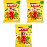 Maynards Bassetts Jelly Babies 130g x3, Soft Chewy