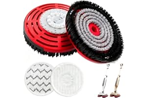 Zfyzxt Steam Mop Replacement Brush Head Compatible with Shark Steamer S7000/S7001/S8201 Series, 2 Pack Steam Mop Scrub Brush 