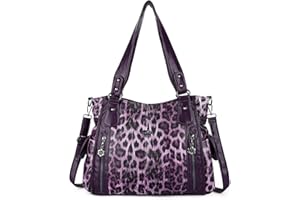 Angel Kiss Handbags for Womens Top-Handle Hobo Purse Roomy Casual Shoulder Bags PU Tote Satchel Purse for Women