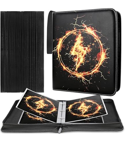 xl pokemon card binder D DACCKIT Jumbo Card Binder - Holds 80 Jumbo Cards - Pokemon Compatible