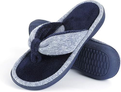 memory foam flip flop slippers