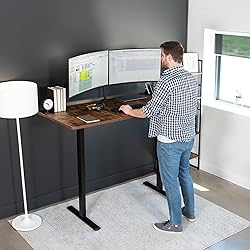 VIVO Electric 71 x 30 in Rustic Standing