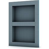 Wedi 74315400 Shower Niches, 16" L x 22" W