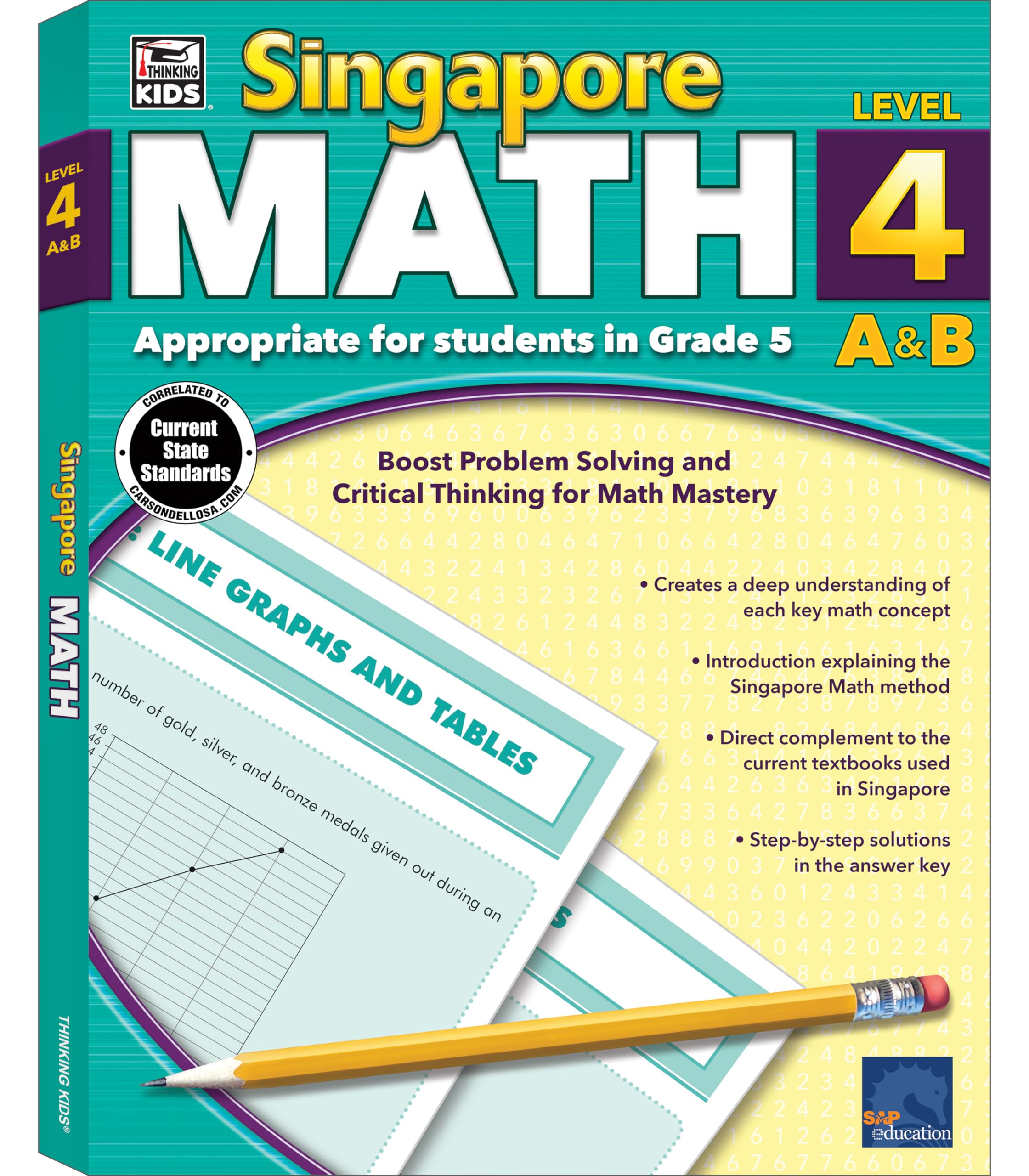 Singapore Math, Level 4 A & B (Volume 25)