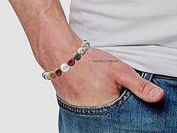 Rhodonite Bracelet for Women Men's Gifts