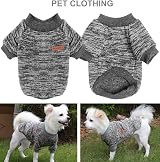 HuaLiSiJi Dog Christmas Jumper Pink Grey XXL Winter Sweater view 2
