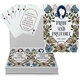 Steel Mill & Co Book Lovers Deck of Cards, Cute Novelty Playing Cards for Readers, Gift Set, Pride and Prejudice