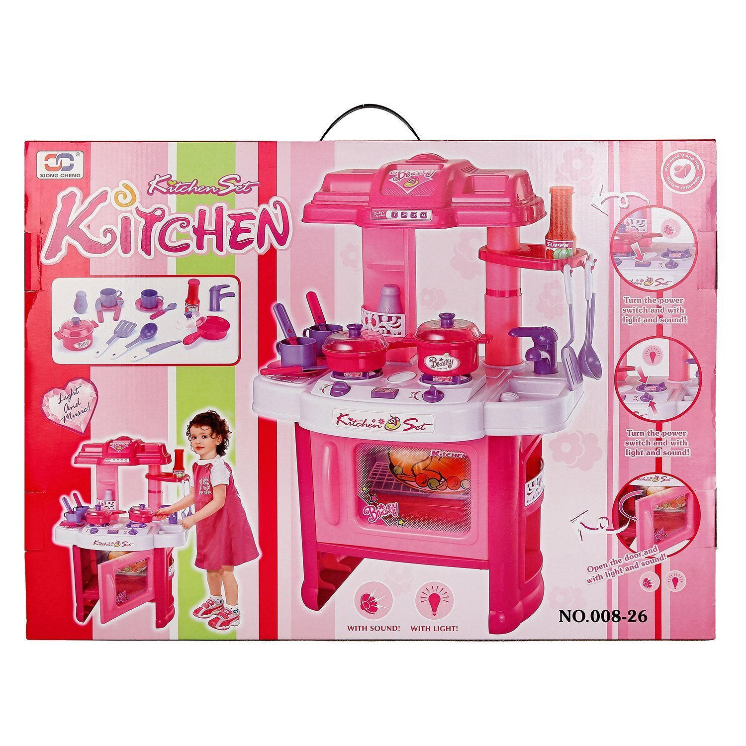 Buy Little Chef Kitchen Set Toys Battery Operated Kitchen Set