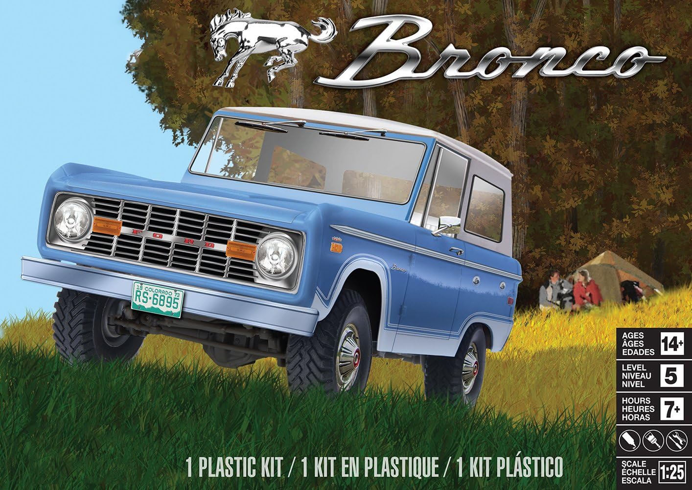 revell ford bronco plastic model kit