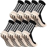 fjberrtsat Men's Socks Soccer Non Skid Ball Football Socks Anti-Slip Athletic Non Slip Pads for Basketball Sports Sock