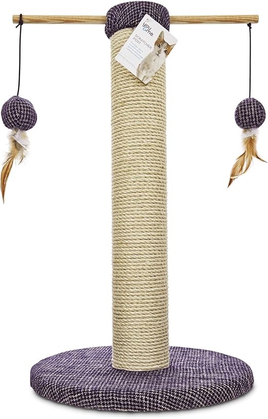 you & me sisal cat scratching post