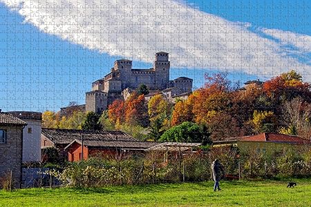 Amazon イタリアパルマ乾杯城パズル木製ジグソーパズル大人用1000ピース旅行のお土産贈り物 木製パズル おもちゃ