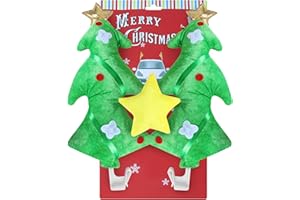 KSaAuto Christmas Decorations for Car Christmas Tree Yellow Star Antlers, Christmas Tree Car Kit, Christmas Decor Exterior Universal Car Vehicle Accessories, Christmas Funny Gifts