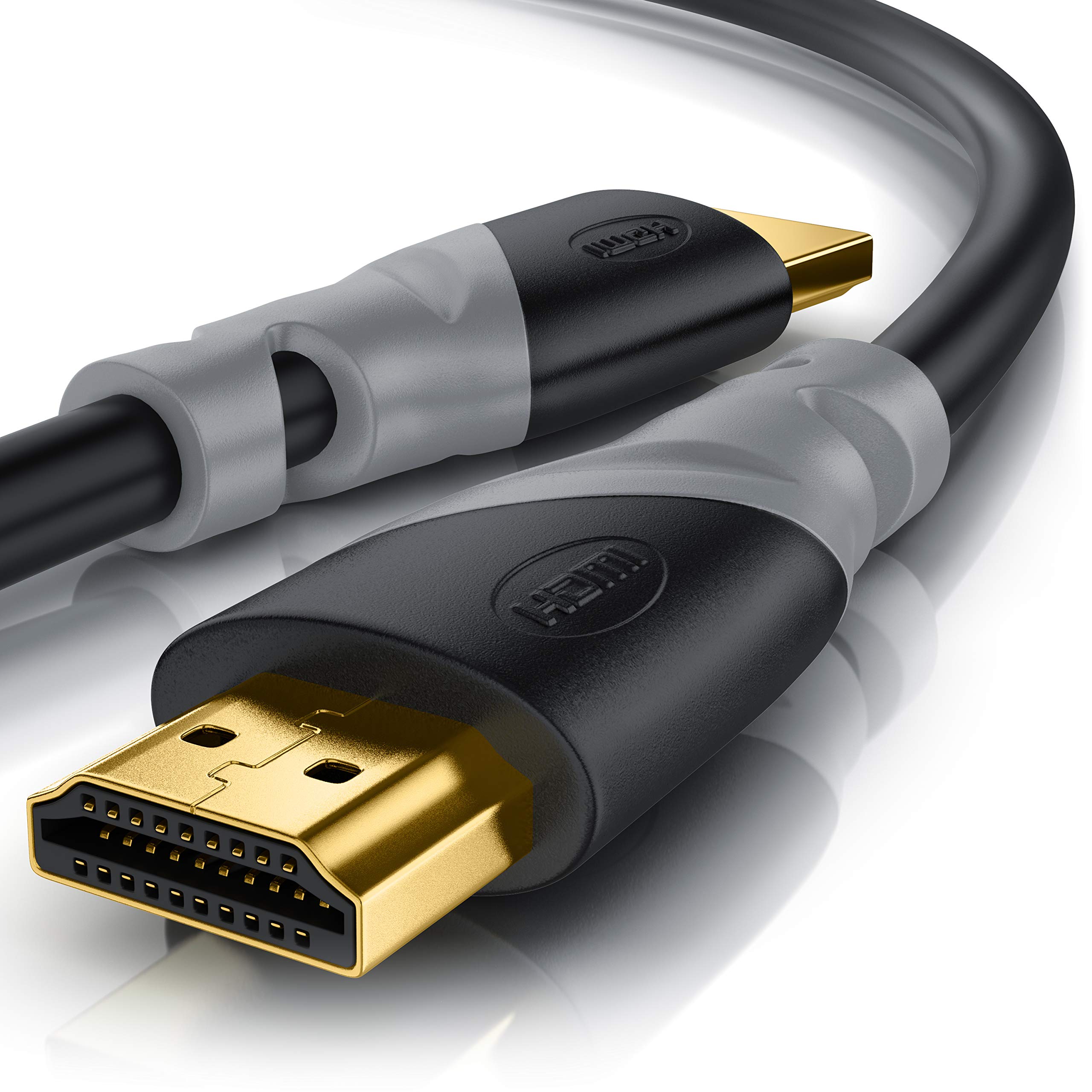 CSL-Computer - 8k HDMI Cable 2.1 5 m - 8K @ 60Hz 4K @ 120Hz with DSC - 48 Gbit/s - HDMI 2.1 2.0a 2.0b - 3D - High Speed Ethernet - HDTV - UHD II - Dynamic HDR-10+ - eARC - Variable Refresh Rate VRR