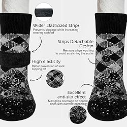 EXPAWLORER Anti Slip Dog Socks to Prevent Licking