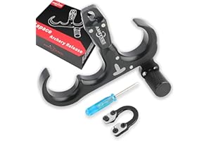 limaity Bow Release for Compound Bow,3 Finger Thumb Release,Archery Release Trigger,360° Rotatable Torque Free Head,Maximum Bearing 120lbs,for Right/Left Handers