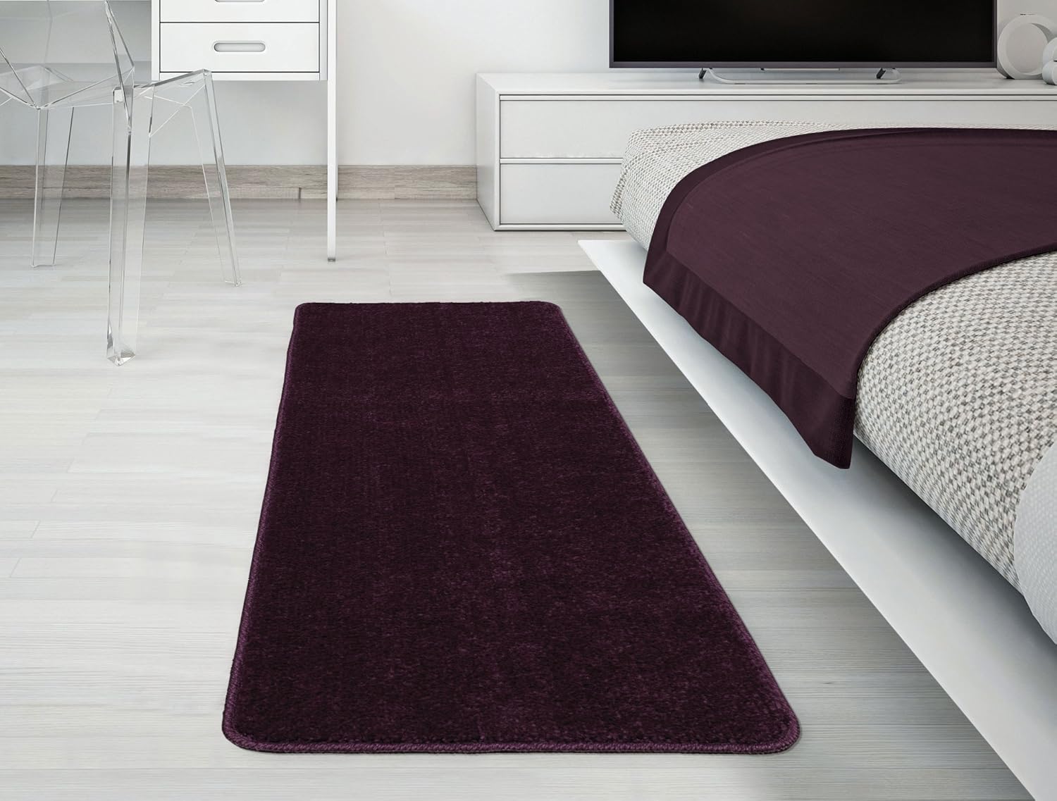 Best Nonslip Kitchen Runner Rugs Wine Color